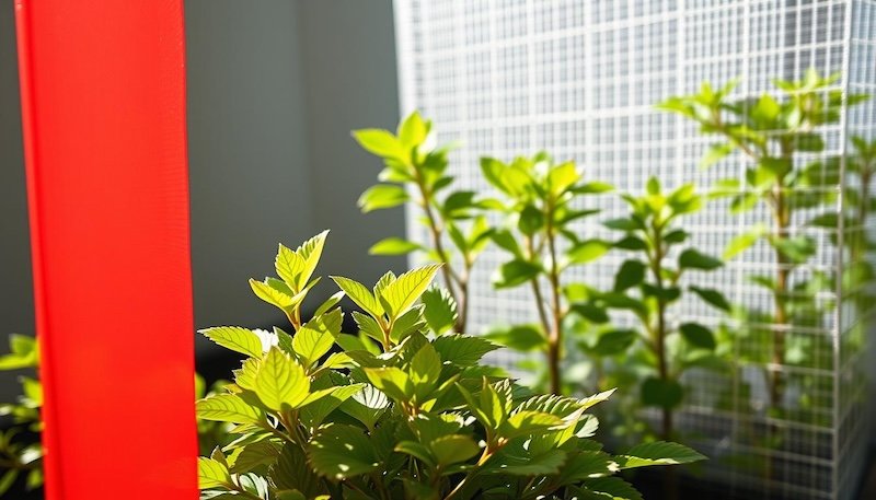 Кольорові сітки: вплив на фотосинтез