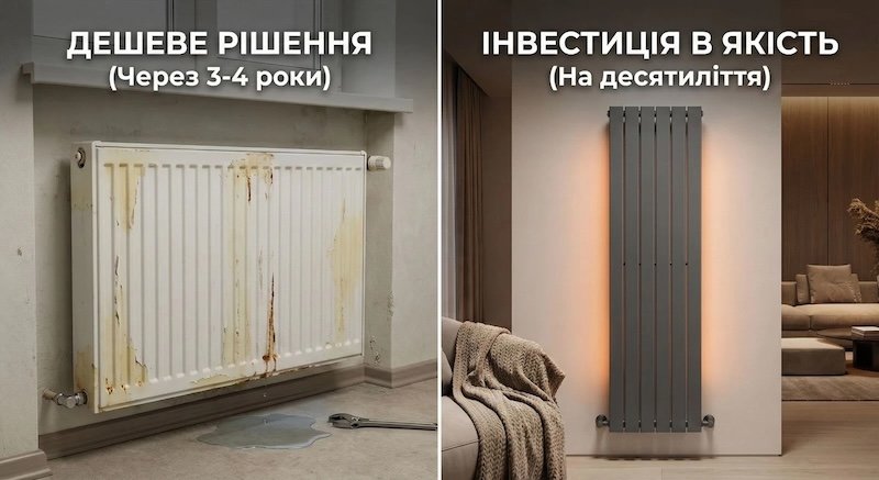 радіатори для сучасного інтер'єру