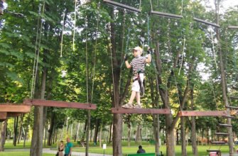 Парк розваг S-Park у Харкові: мотузкове містечко