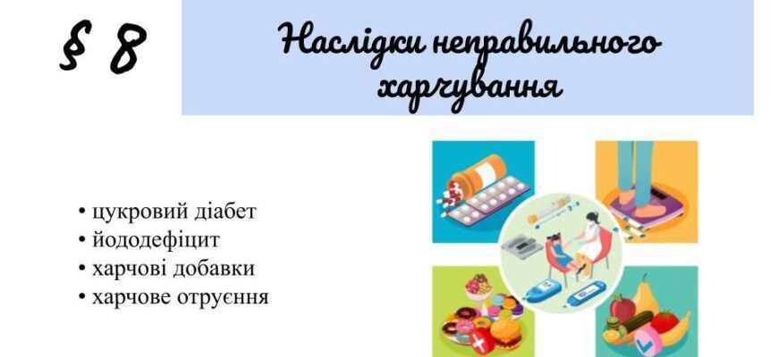 Наслідки неправильного харчування: ризики для здоров’я та шляхи уникнення