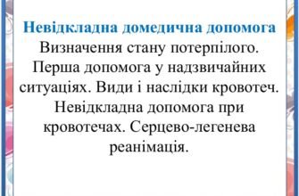 Невідкладна домедична допомога 9 клас: презентація та основи знань