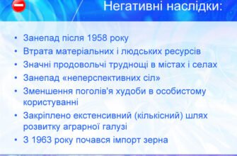 Наслідки реформ у галузі сільського господарства: аналіз і перспективи