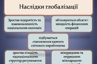 Наслідки глобалізації: вплив на економіку, культуру та суспільство