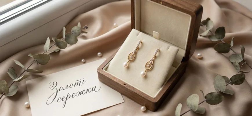 Золоті сережки: Мистецтво створення акцентів та правила підбору ідеальної пари