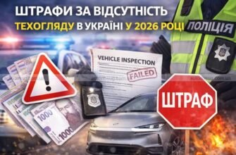 Штраф за відсутність техогляду в Україні для водіїв